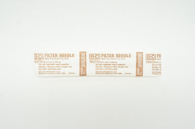 BD 305200 Filter Ndle. W/5 Micron Filter 19G x 1-1/2TW